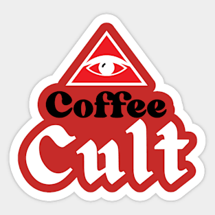 (Red) Coffee Cult Sticker